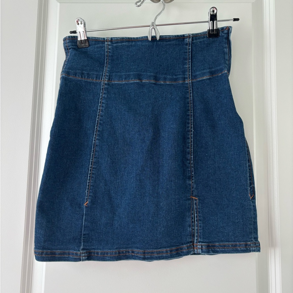 Denim Blue Skirt